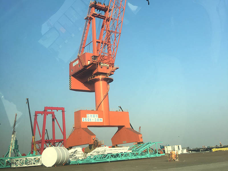 1500t卸船機安裝