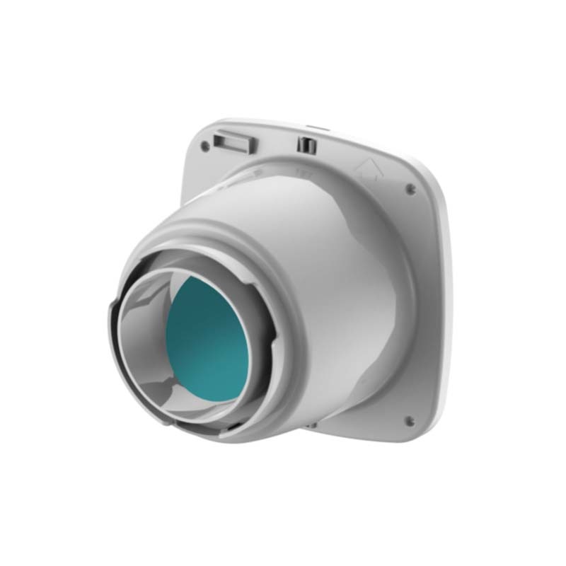 Bathroom exhaust checkvalve