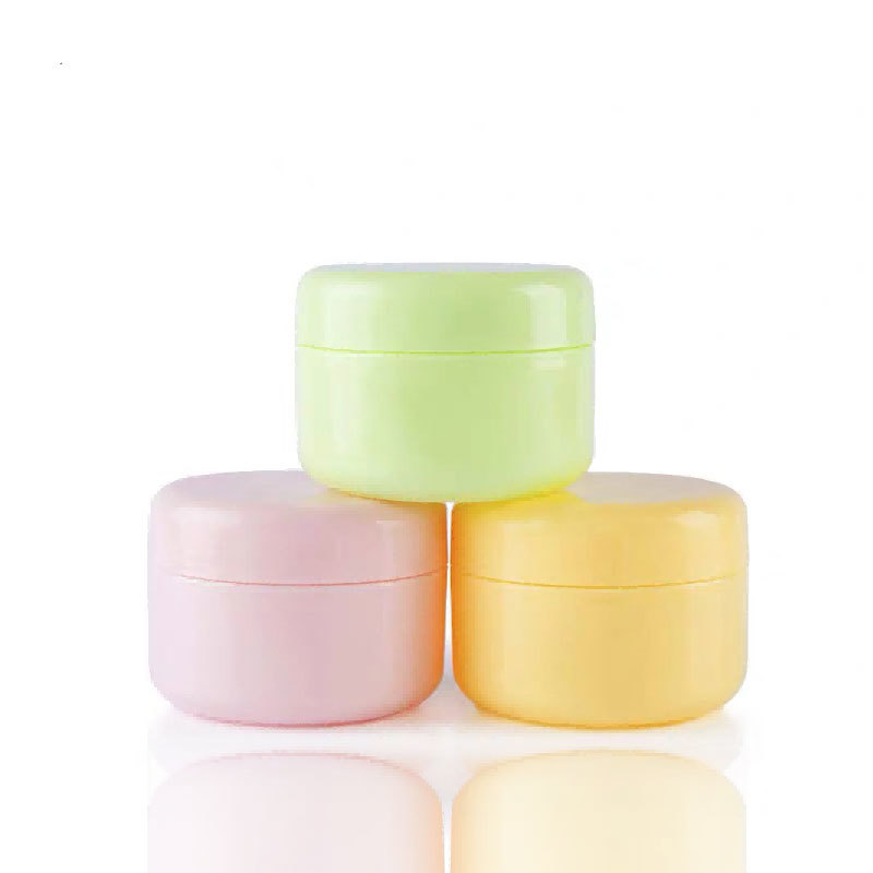 Various Color PP Cosmetic Face Cream Containers Jar with Lid