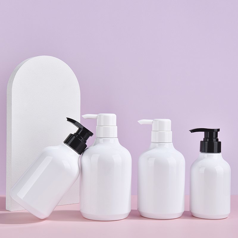 Decorative Empty Refillable Shampoo Pump Bottles for Shower