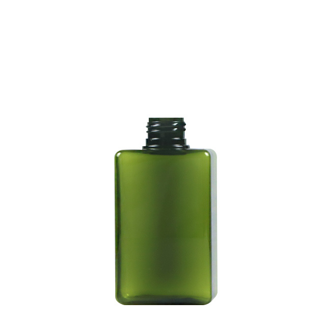 Custom Shampoo Bottle Green Color 100ml Plastic Hotel Shampoo Bottles