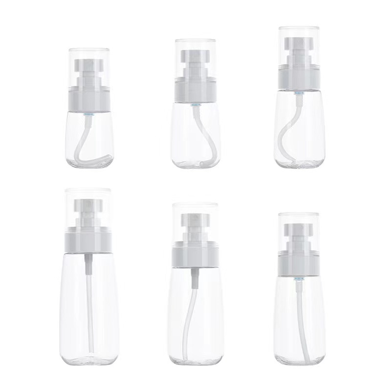 60ml 100ml Empty Plastic Hand Pump Refillable Spray Bottles