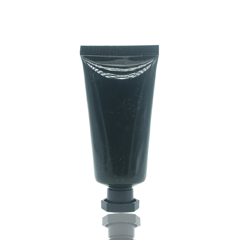 100g 200g Black Plastic Cosmetic Squeeze Tube with Filp Lid