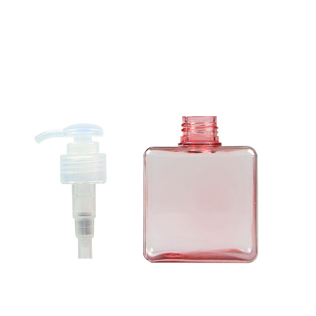 Shampoo Dispenser Bottles 250ml Pink Color Plastic Shampoo Bottles
