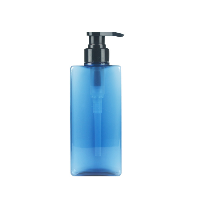 Blue Bottle Shampoo Refillable Plastic Empty Shampoo Bottles