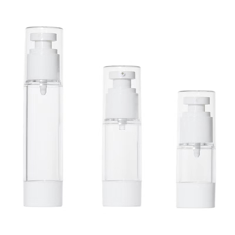 Empty Airless Pump Bottle 15ml 30ml 50ml for Cosmetics Cream