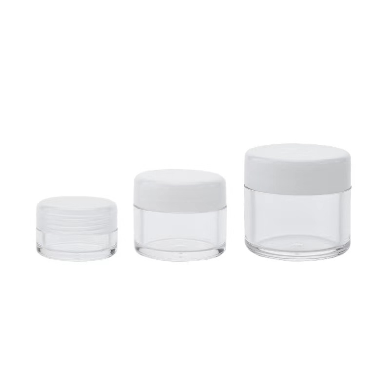 Mini 5g Empty Cosmetic Cream Containers Jar Mockup with Lid