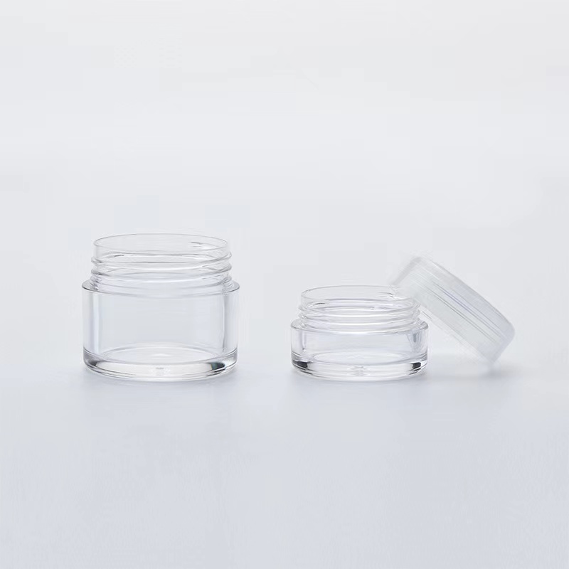 Mini 5g Empty Cosmetic Cream Containers Jar Mockup with Lid