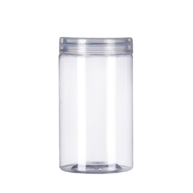 50g 100g 120g 200g Transparent Plastic Pet Jar for Food Packaging