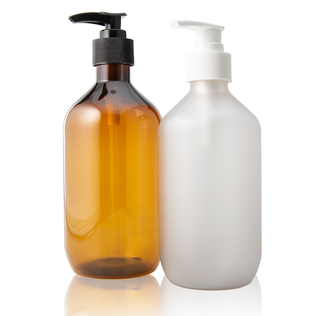 300ml 500ml Amber Color Plasitc Shampoo Bottle Hotel shampoo