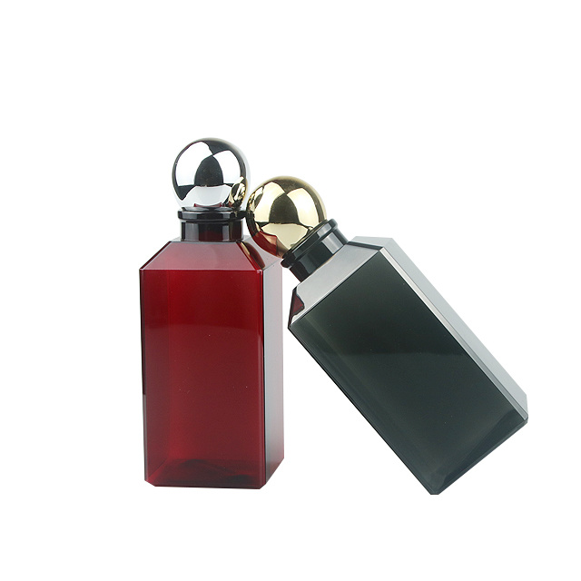 Luxury Packaging Petg Plastic 400ml Decorative Shampoo Bottle