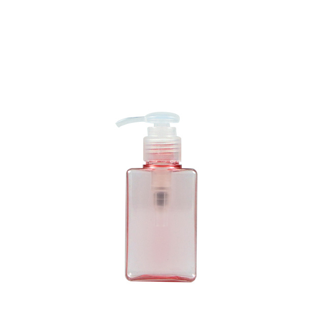 Mini Square Shape White Color Plastic Empty Shampoo Bottles