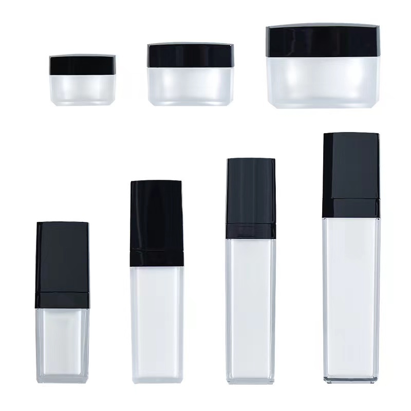 Luxury Cosmetic Packaging Airless Pump Bottle 15ml 30ml 50ml