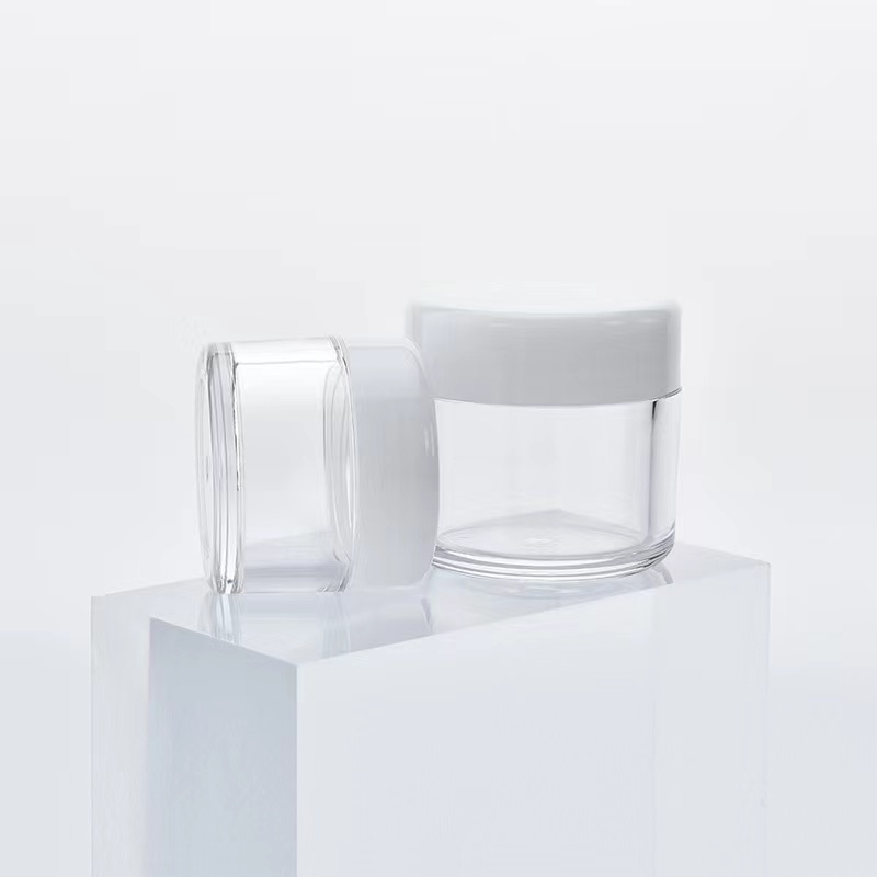 Mini 5g Empty Cosmetic Cream Containers Jar Mockup with Lid