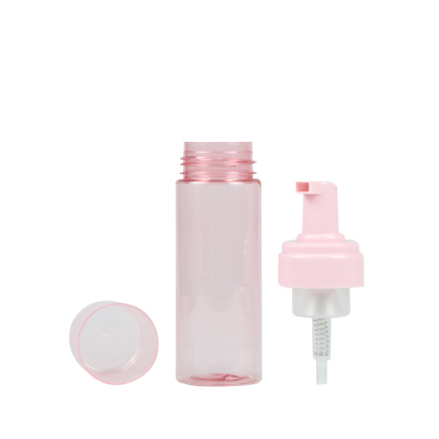 100ml 150ml 200ml Pink Color Plastic Pet Empty Foam Pump Bottles