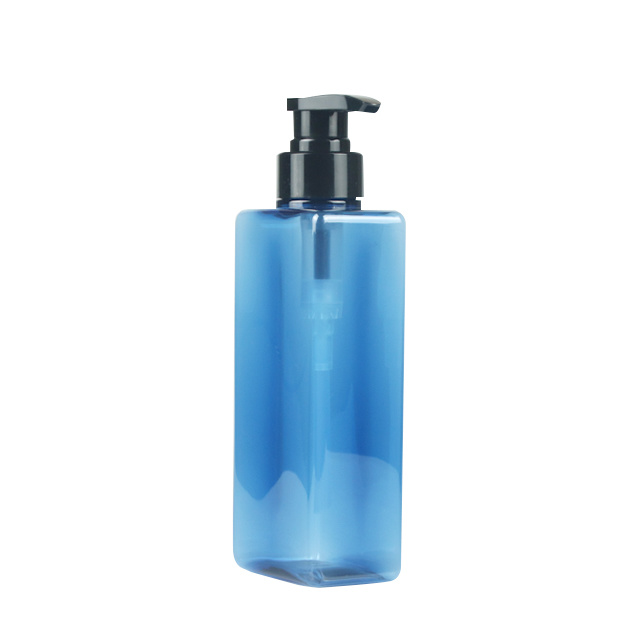 Blue Bottle Shampoo Refillable Plastic Empty Shampoo Bottles