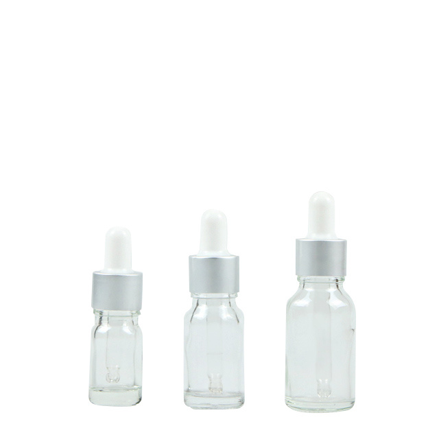 5ml 10ml 15ml Clear Glass Dropper Bottles Essential Oil Bottles