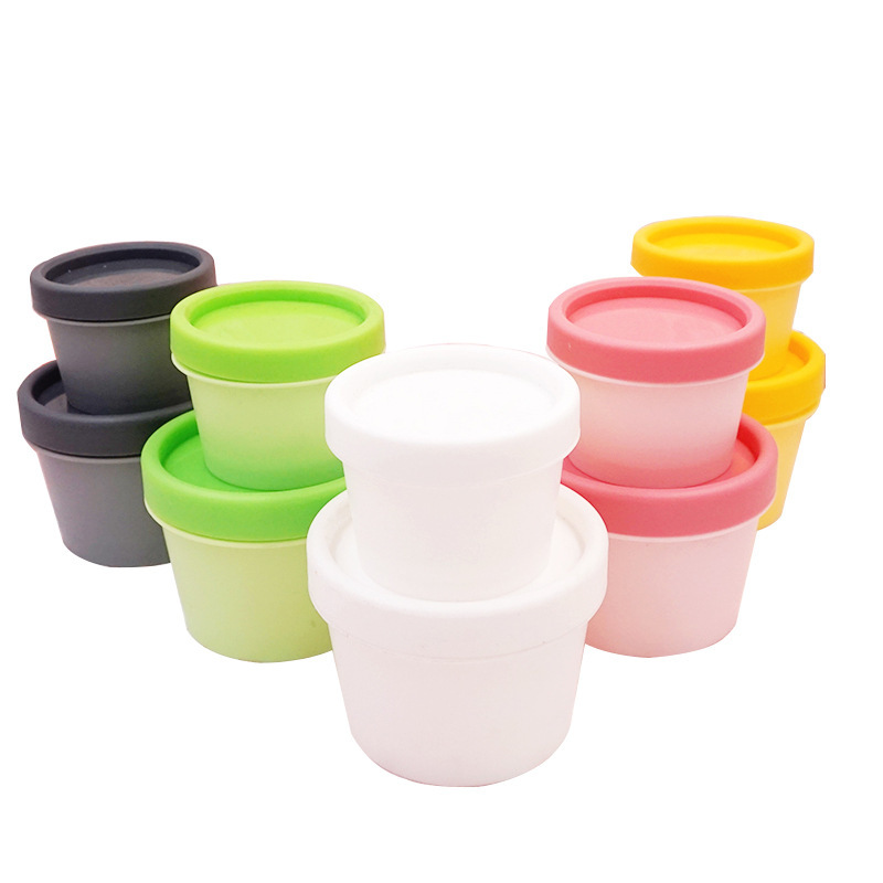 100g 200g Empty Plastic Face Cream Cosmetic Jar with Lid Bulk