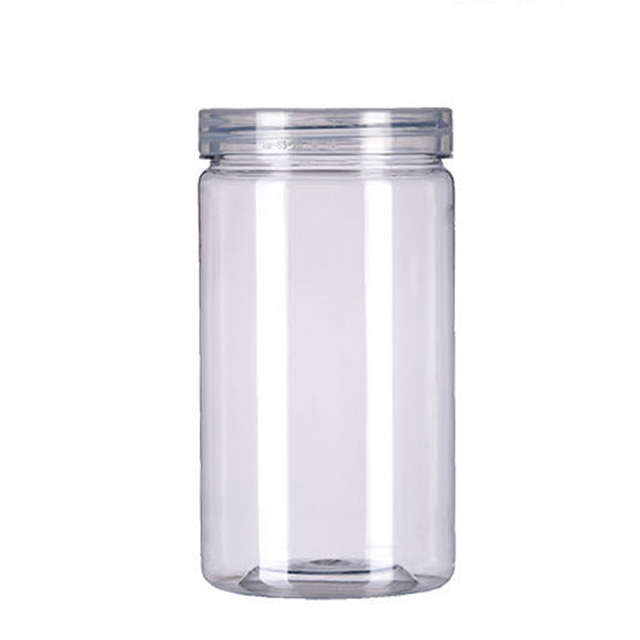 50g 100g 120g 200g Transparent Plastic Pet Jar for Food Packaging
