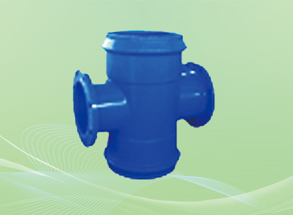 Two-Socket Two-Flange Four-way