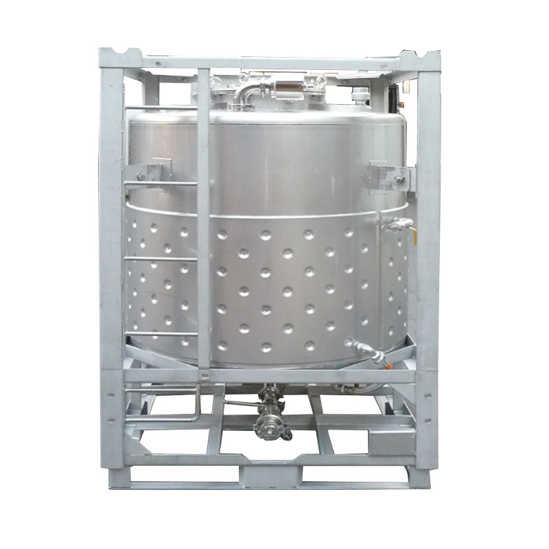 stainless steel mixing vessel
