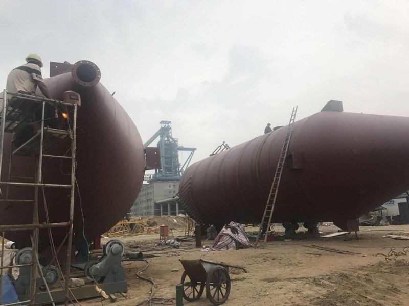 山鋼日照 2X5100m3精品基地料罐均壓煤氣自然回收項(xiàng)目