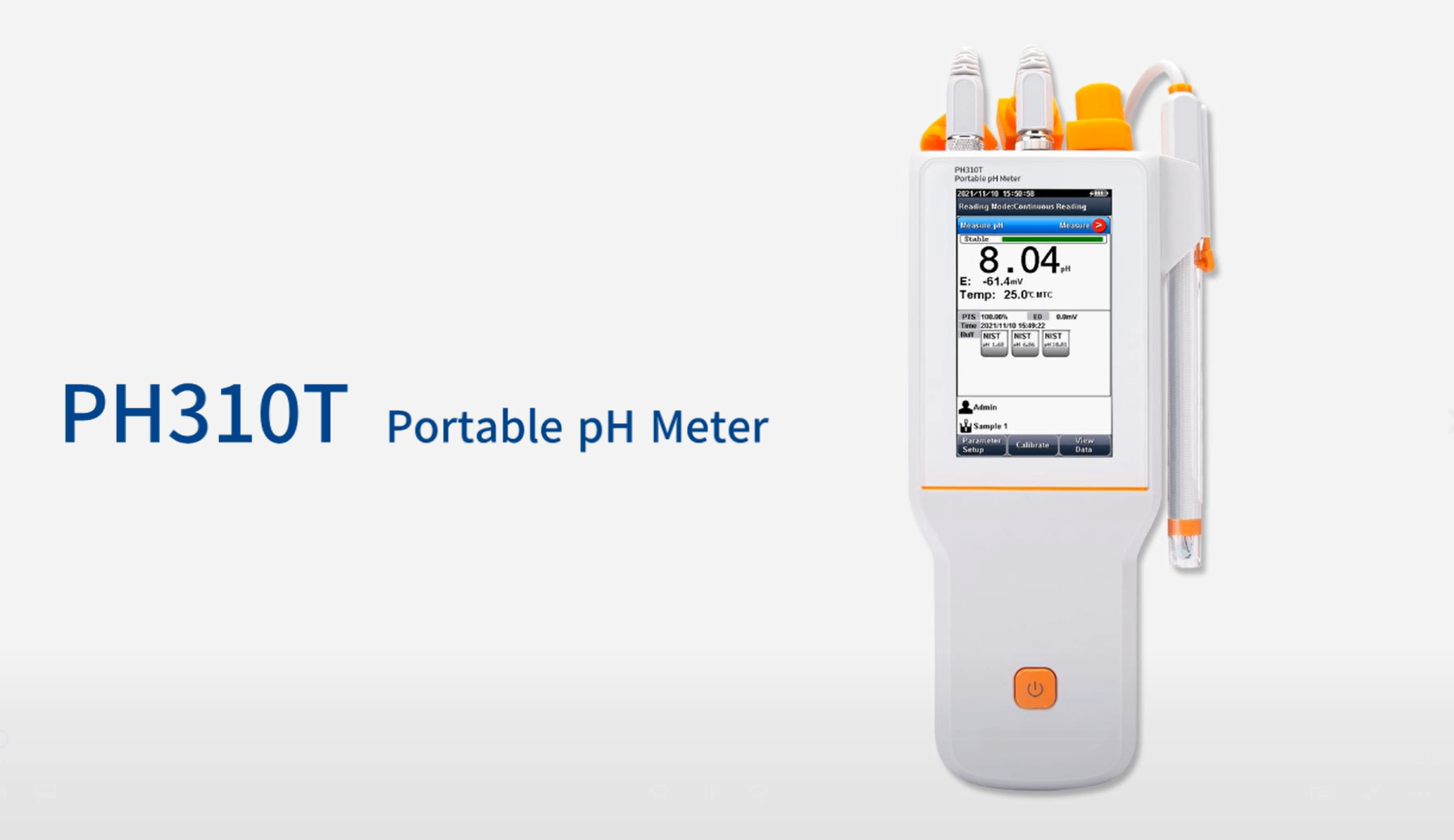PH310T PH Meter operation, measurement, calibration and maintenance