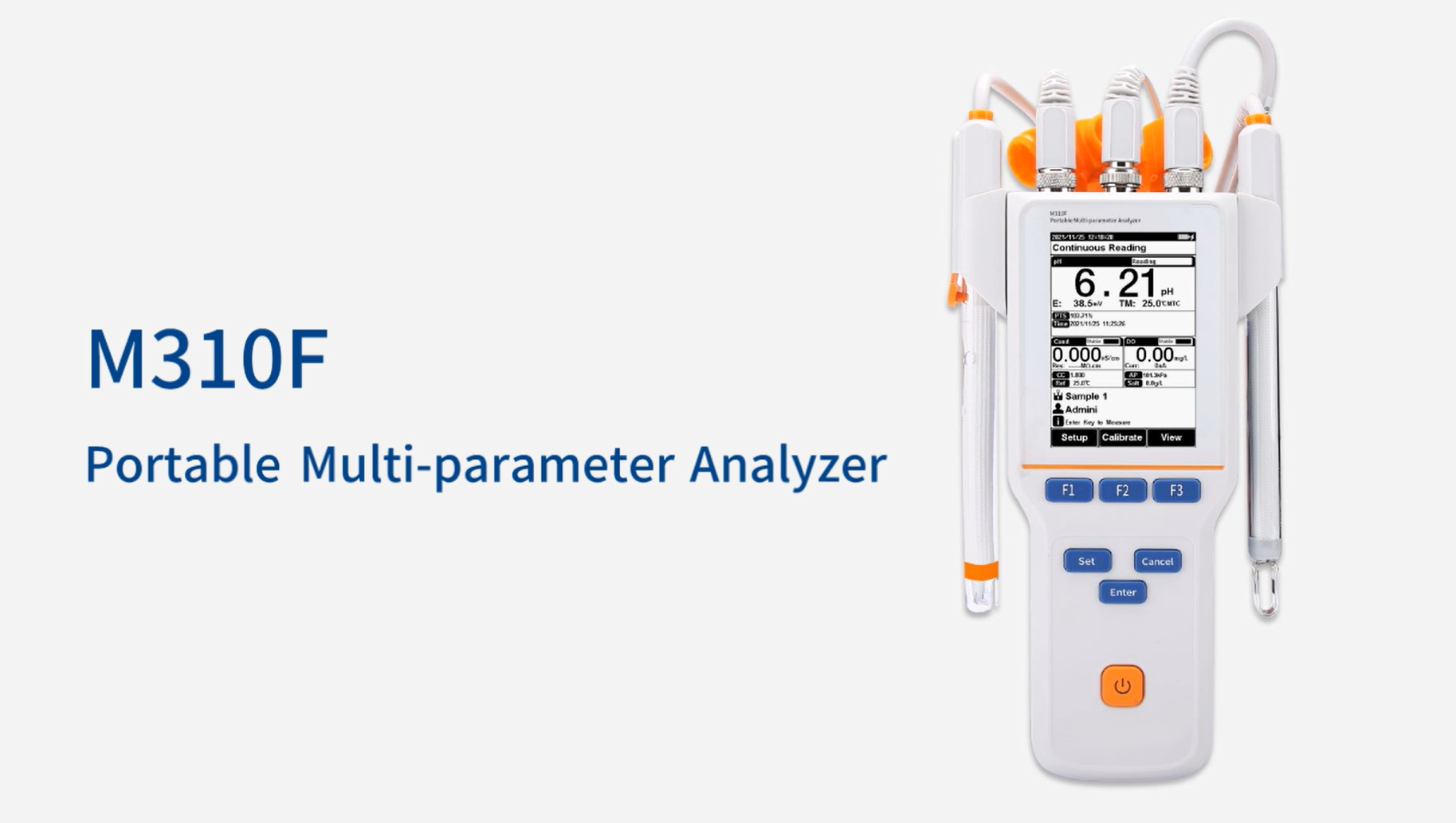 M310F pH/ISE/EC/DO meter operation, measurement, calibration &maintenance