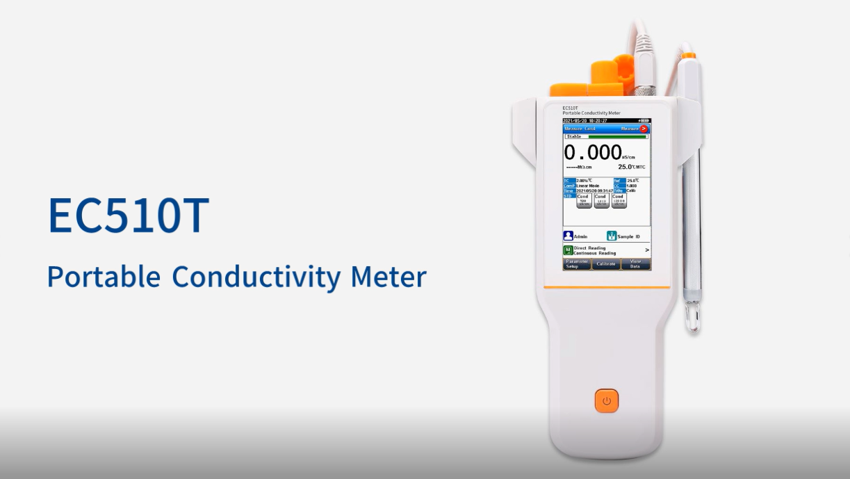 EC510T Conductivity Meter operation, measurement, calibration and maintenance