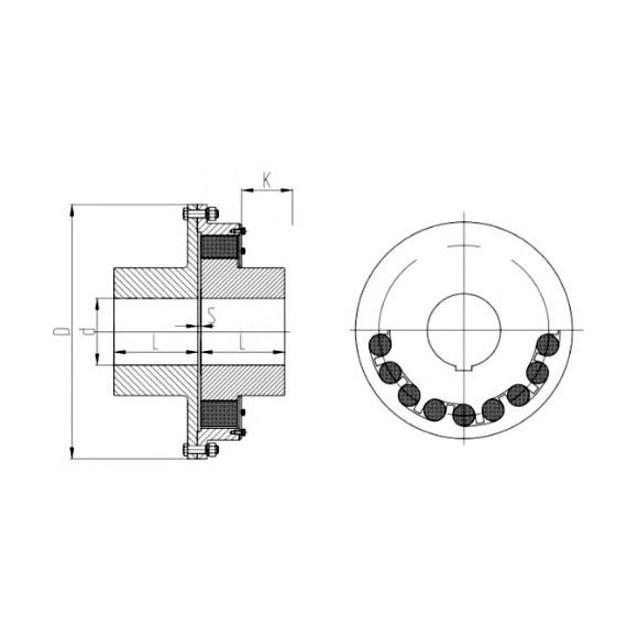 Cb型膠塊聯(lián)軸器