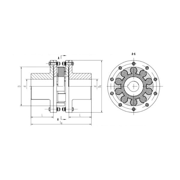 LMS型梅花型彈性聯(lián)軸器