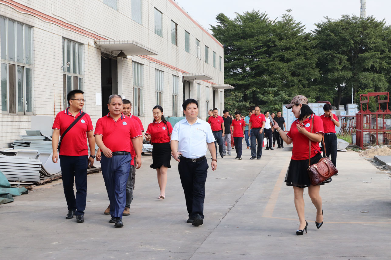 热烈欢迎东莞市湖南怀化商会莅临广东创智参观考察！