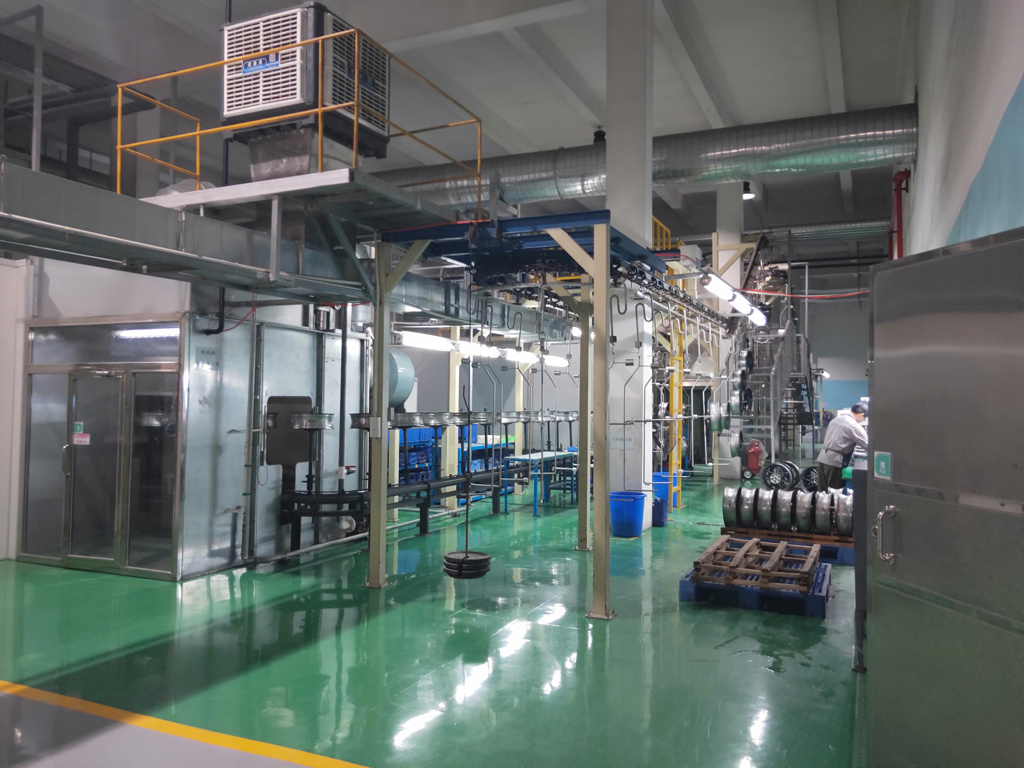spraying production line