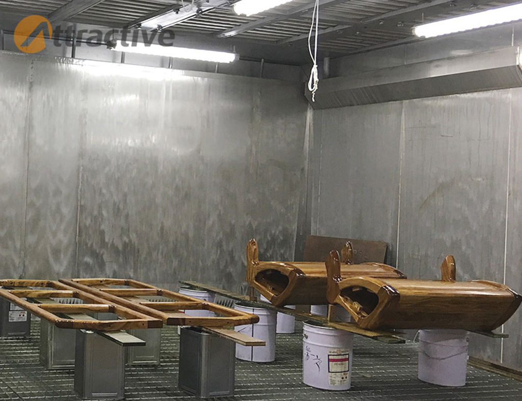 water curtain spray booth