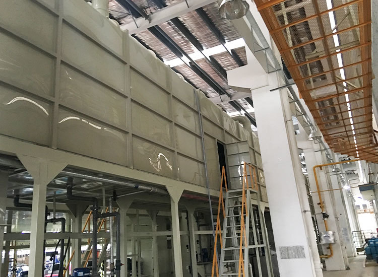 electrostatic automatic spraying line