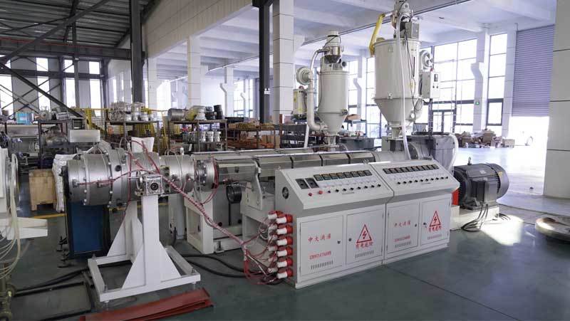 ABA three layers PE pipe production line