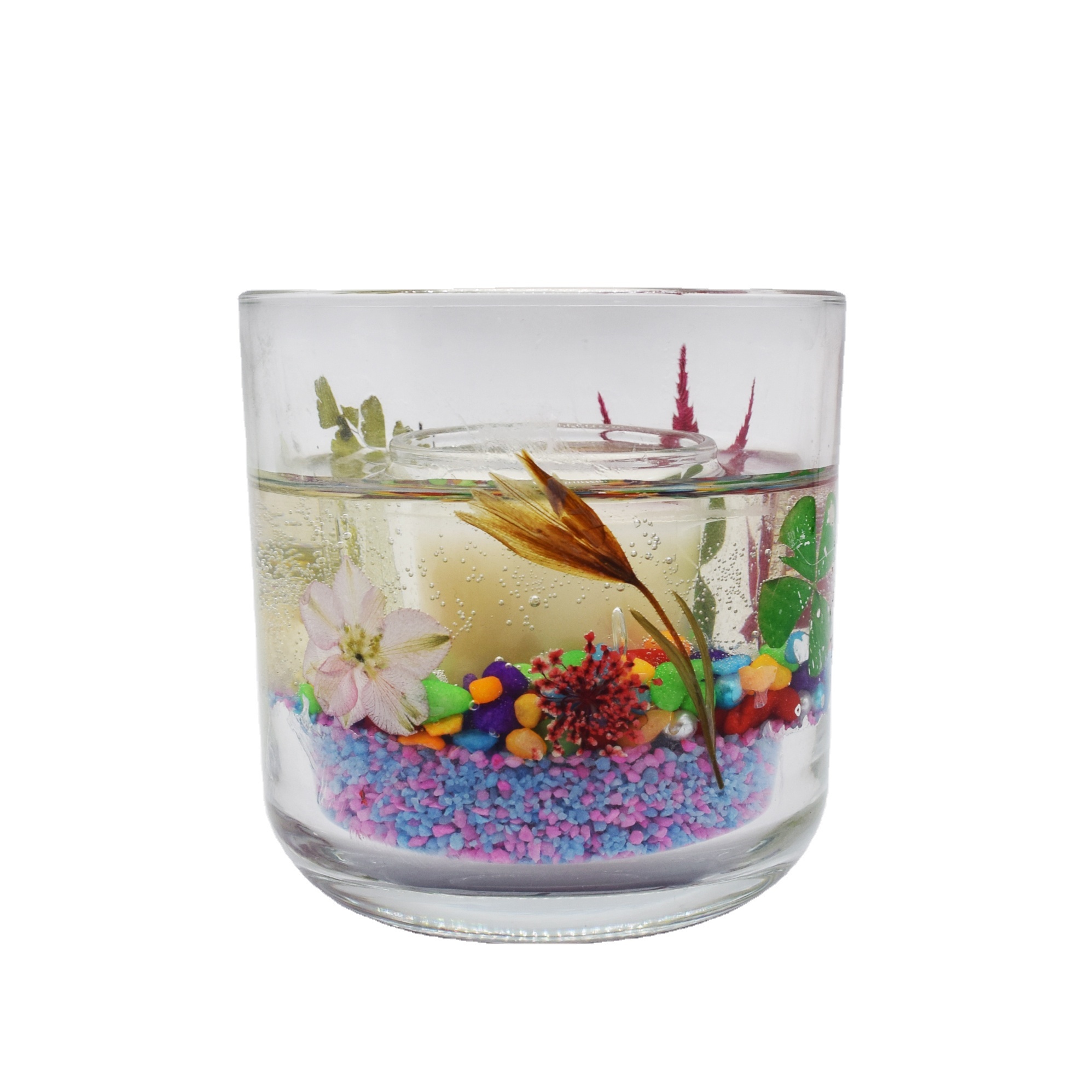 Glass Candle - Round Cup (Glass)