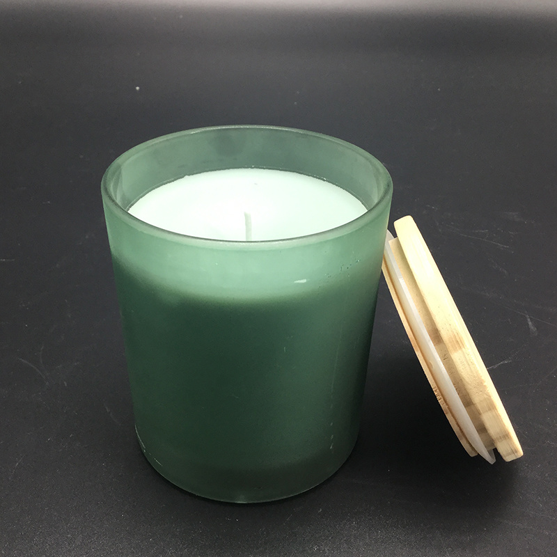 Glass Candle - Round Cup (Frosted)