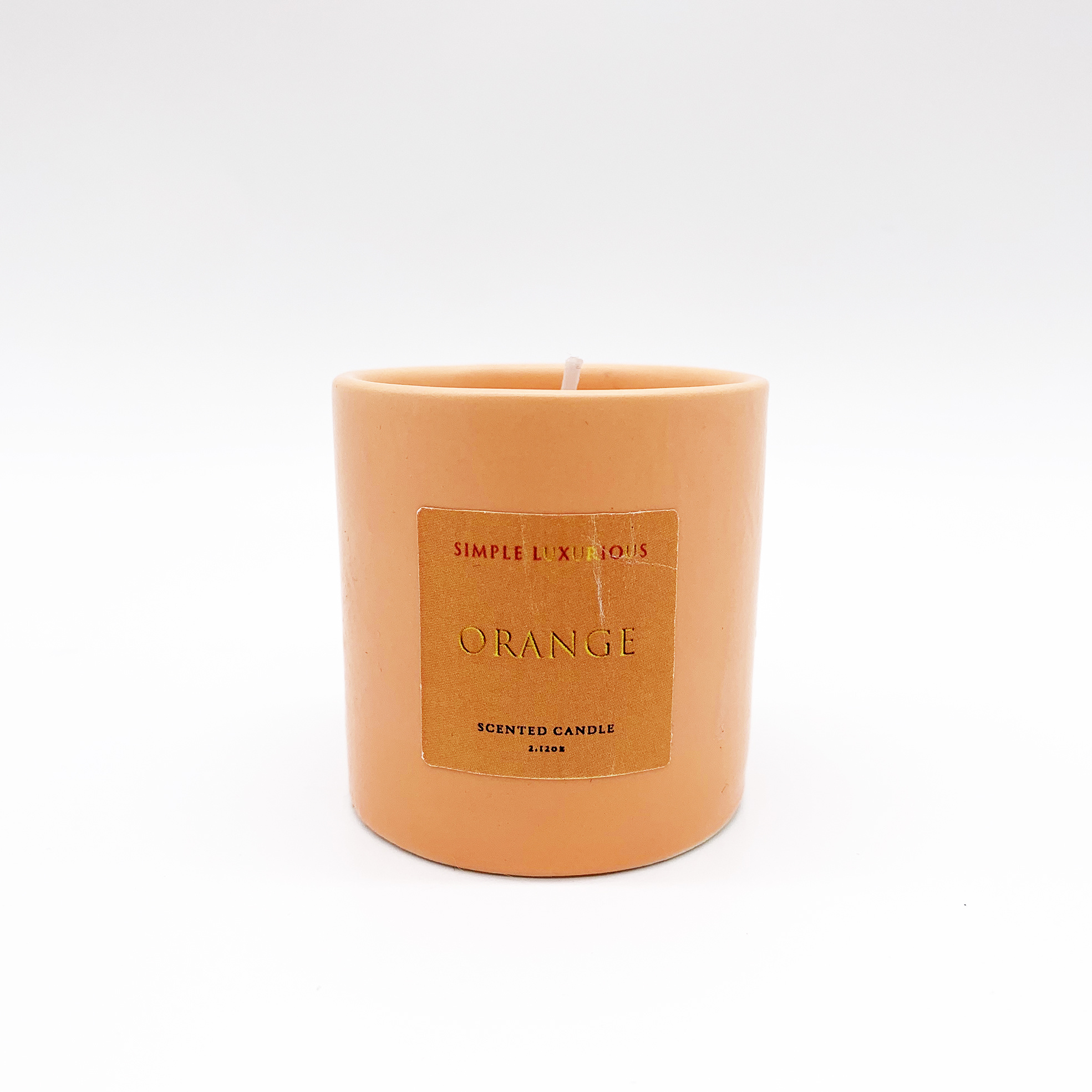 Four-color small size ceramic cup candle