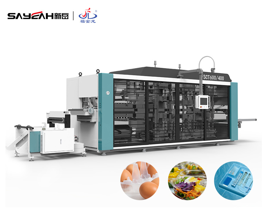 FSCT600/400 SERIES Fully Automatic Pressure Multi-Station Thermoforming Machine