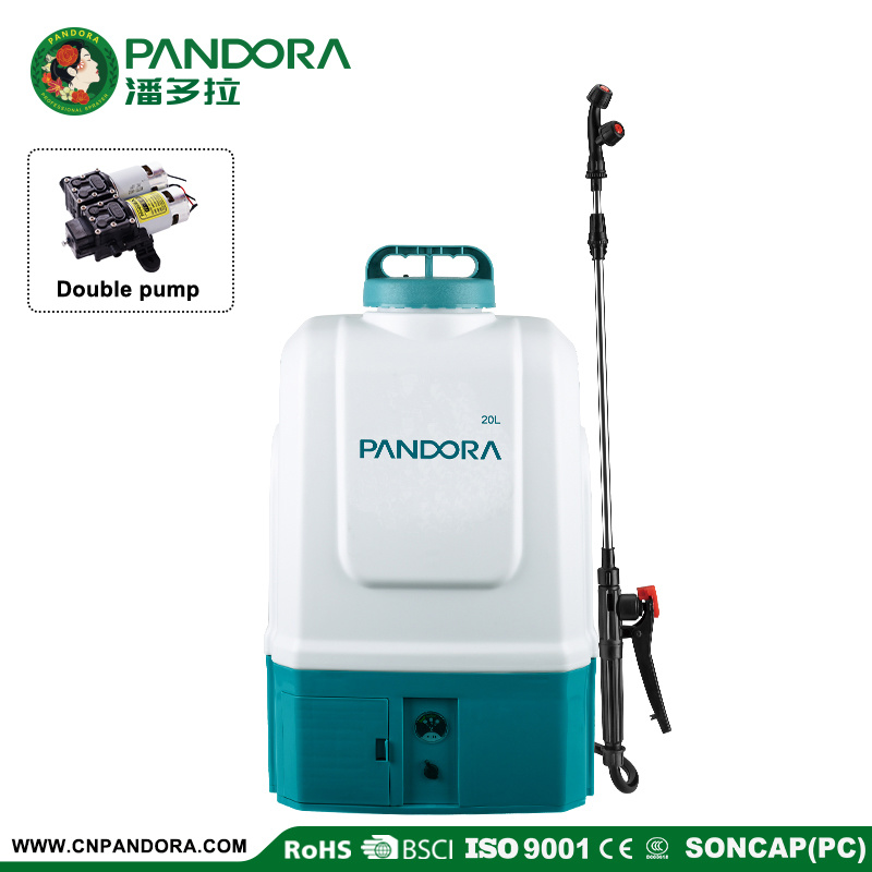 16L 20L Agriculture Knapsack Battery Easytake Double Pump Electric Sprayer