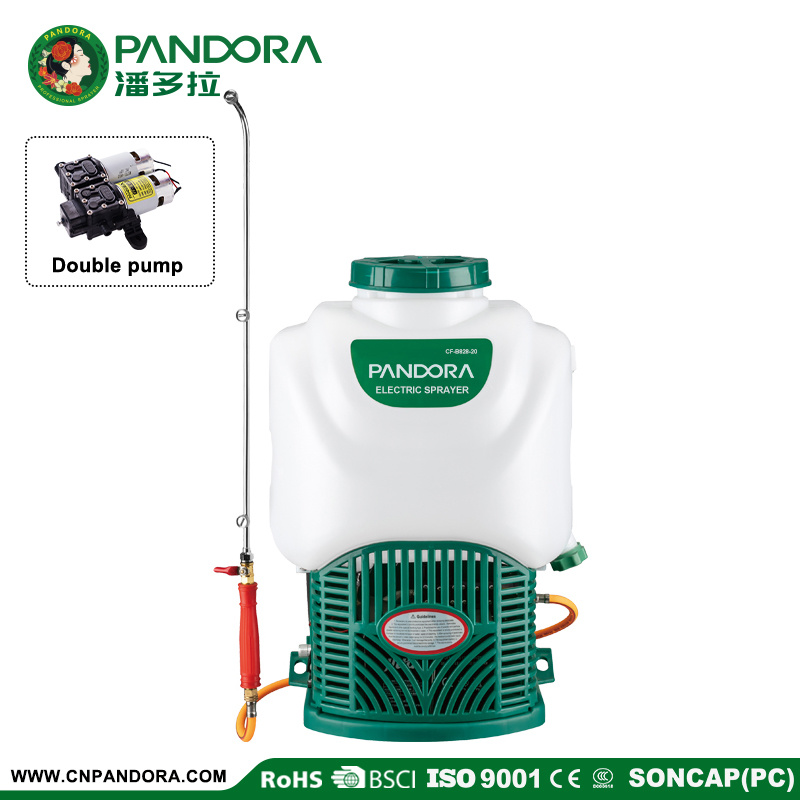 20L 25L Agriculture Knapsack Double Pump Electric Sprayer