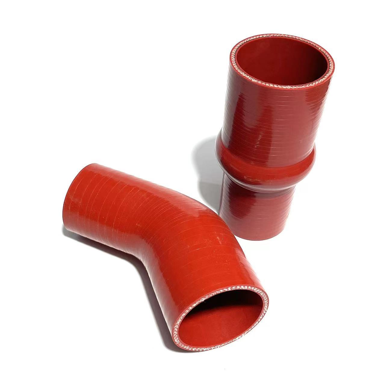 63mm-76mm silicone Pipe Coupler Black 2.5" To 3" Inch 90 Degree Reducer Silicone Hose