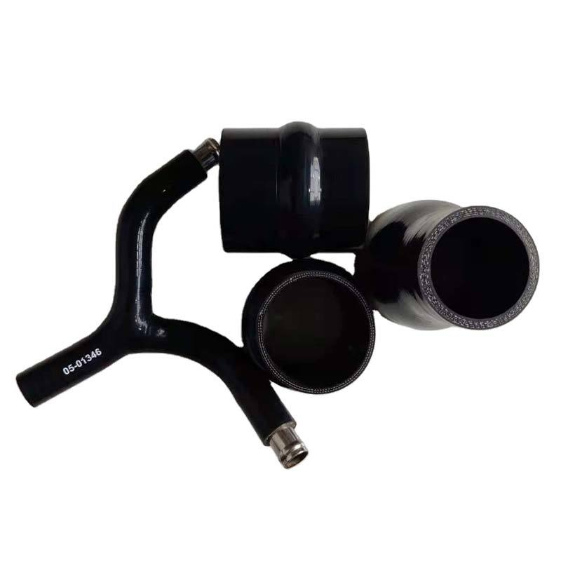 Factory Outlet High Temperature And Pressure Resistance Extruded Waving Reinforced Straight Cooling Silicone Tube