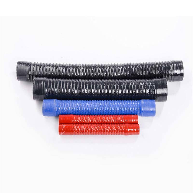 High Pressure Flexible Corrugated Silicone Hose Wire Reinfoerced Silicone Rubber Hose