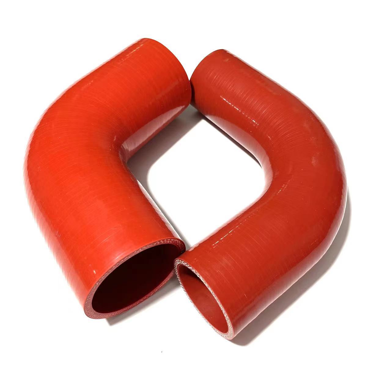 Automobile racing universal 2" to 2.5" ID 45 Degree Reducer Radiator Elbows Tube Coupler Silicone Hose