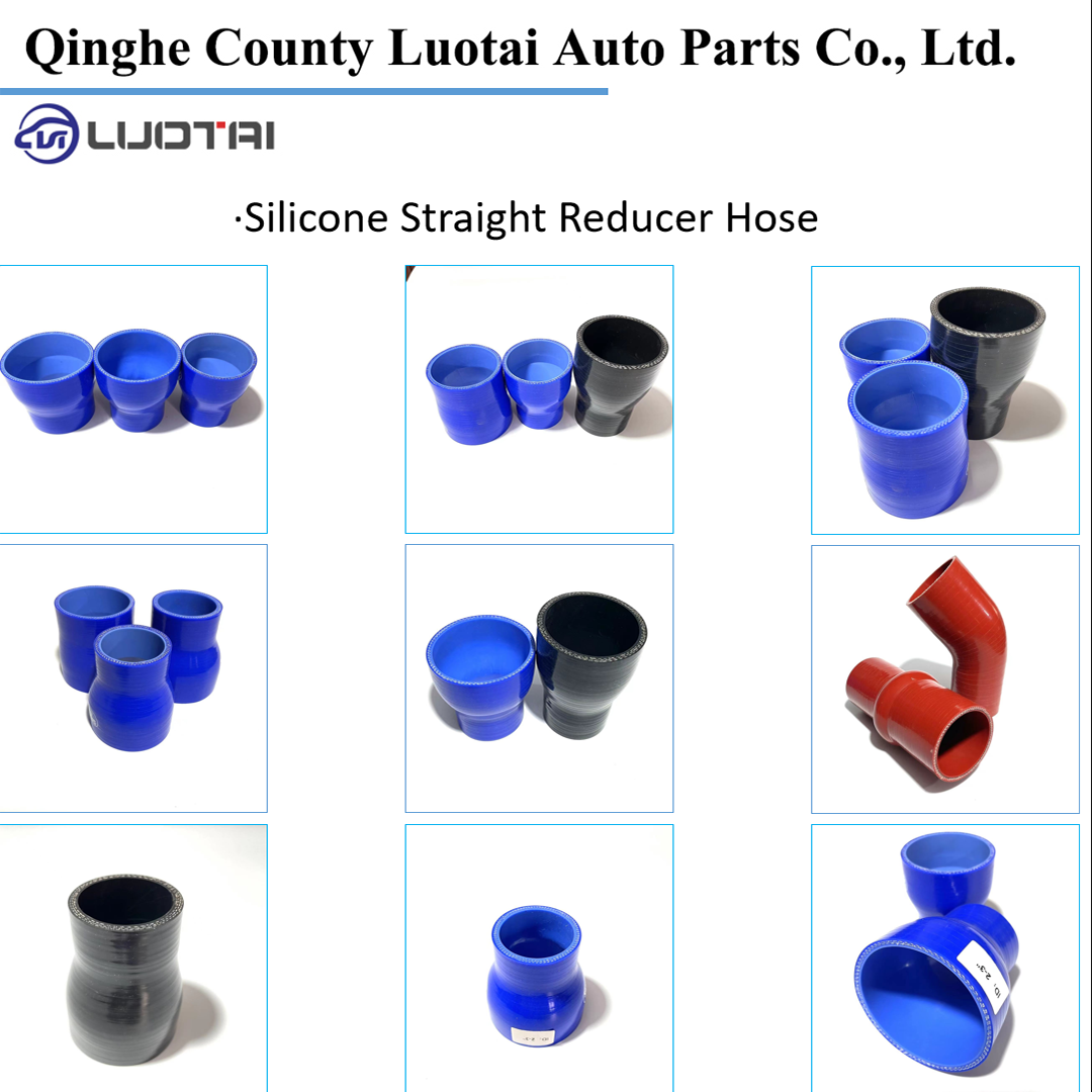 Custom 90 degree 45 degree 135 degree High Temperature 5mm Wall 4 Player Reinforcement Cooling Reducing Elbow Silicone Hose