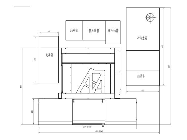 CNC high precision end face cylindrical grinder