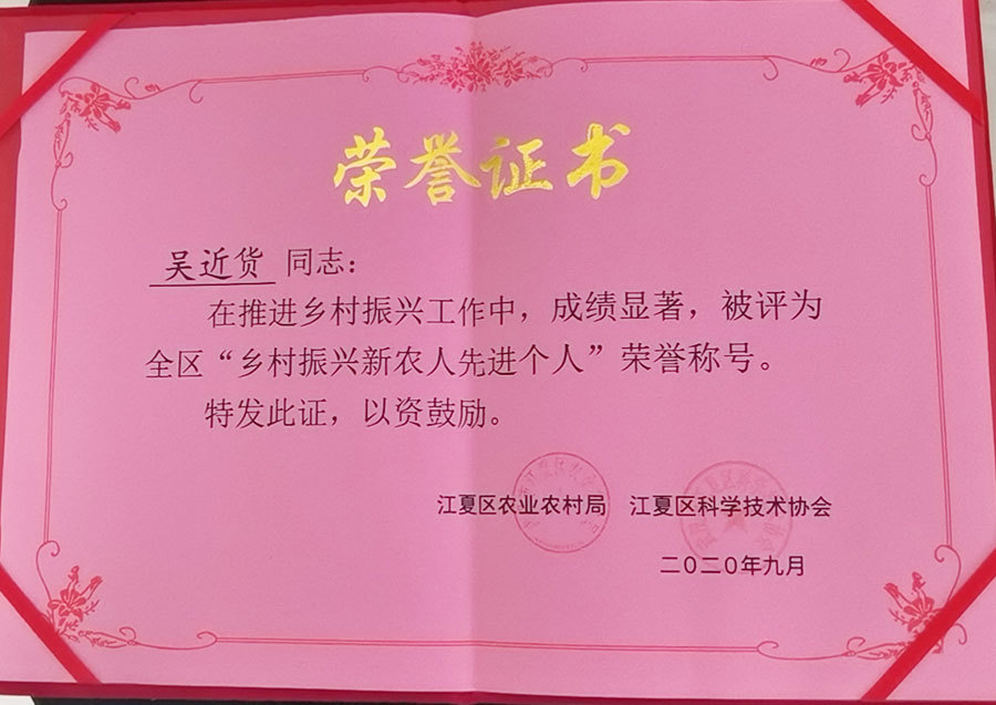 荣誉证书