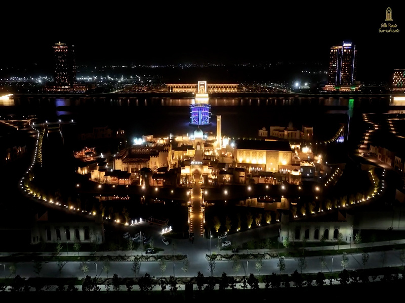 ​The Samarkand tourist center in Uzbekistan is the main venue for the SCO 2022 summit.